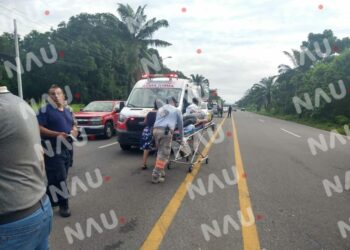 Atropellan a dos personas sobre la carretera Tapachula – Puerto Madero