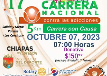 CIJ TAPACHULA INVITA A LA 17 CARRERA CONTRA LAS ADICCIONES