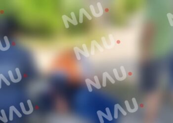 Derrapó en una motocicleta