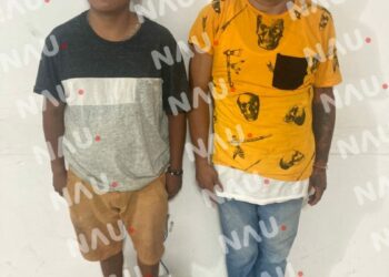 Detienen a dos sujetos armados en la 4a avenida sur y 20a calle poniente