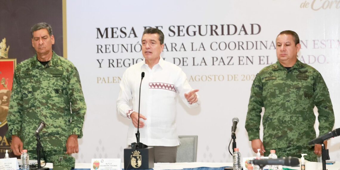 Desde Palenque, Rutilio Escandón pidió no bajar la guardia y reforzar medidas preventivas por lluvias