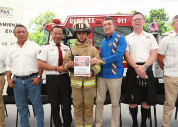 Clausura Rutilio Escandón Cuarta Jornada de Capacitación dirigida a integrantes del Cuerpo de Bomberos