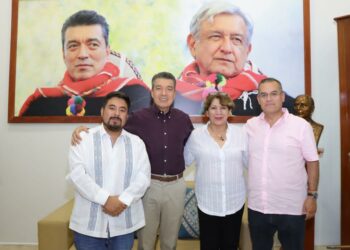Se reúne Rutilio Escandón con la gobernadora electa de Edomex, Delfina Gómez
