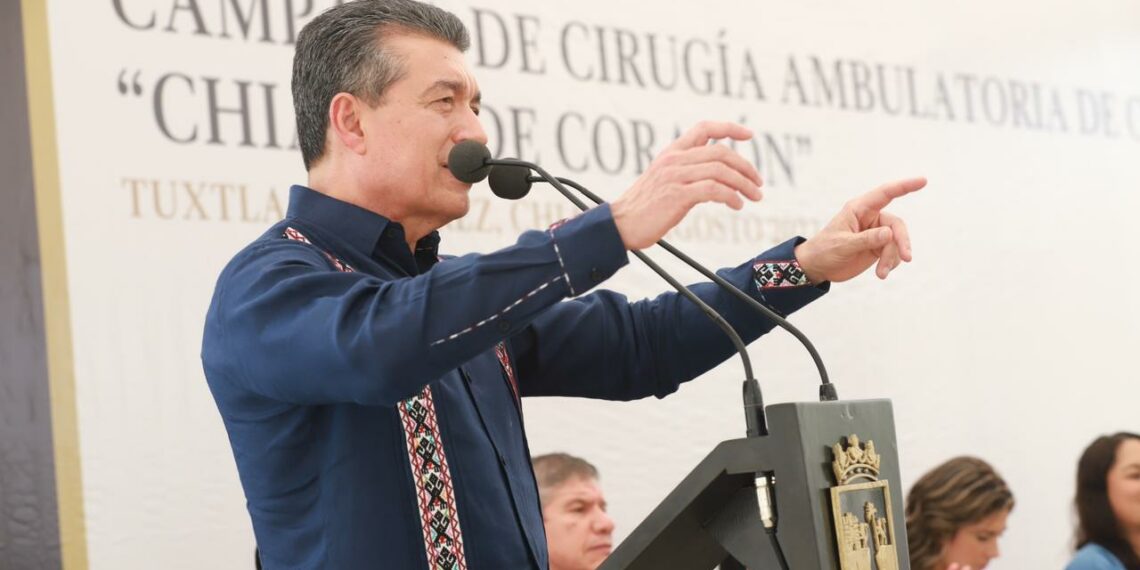 Encabeza Rutilio Escandón inicio de Campaña de Cirugía Ambulatoria de Cataratas 2023 “Chiapas de Corazón”