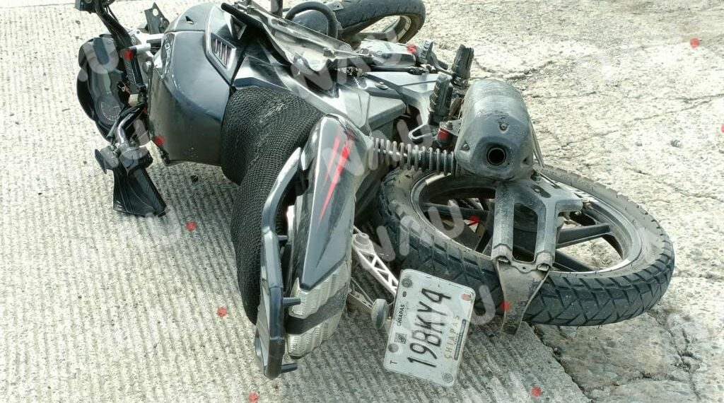 Motociclista lesionado fue auxiliado por paramédicos de grupo SAE