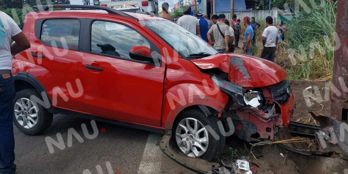 Un herido deja el choque de un vehículo en Puerto Madero – Tapachula