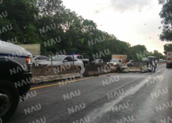 Dos choques en un solo lugar