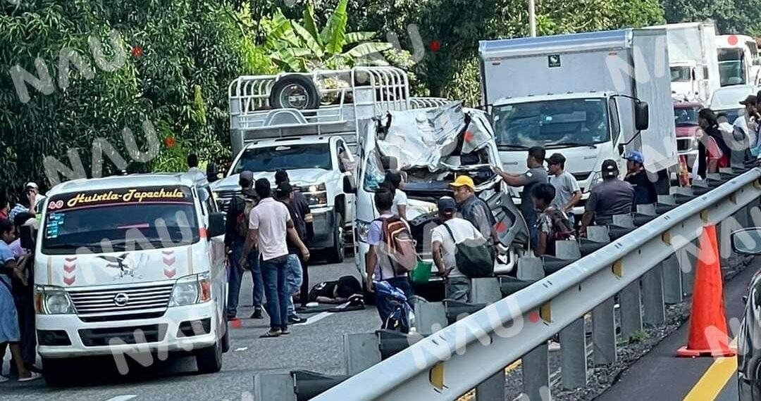 Choque de tráiler deja una persona muerta
