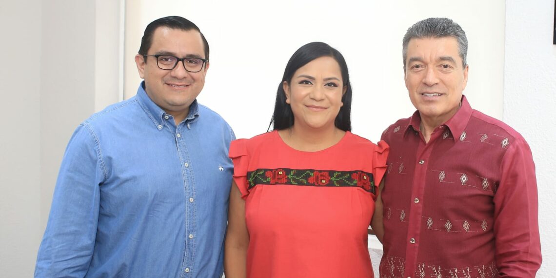 Rutilio Escandón se reúne con la secretaria de Bienestar del Gobierno de México, Ariadna Montiel