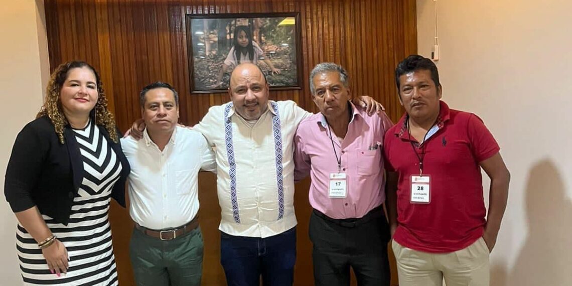 Isaías Verdugo Roblero, presidente Municipal, continúa con su labor de gestión en materia de Infraestructura