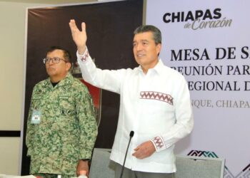 Desde Palenque, Rutilio Escandón pide reforzar medidas preventivas ante continuidad de lluvias