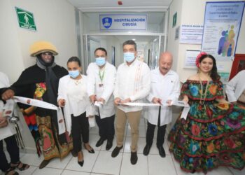 Fortalece Rutilio Escandón áreas de atención médica del Hospital de Especialidades Pediátricas