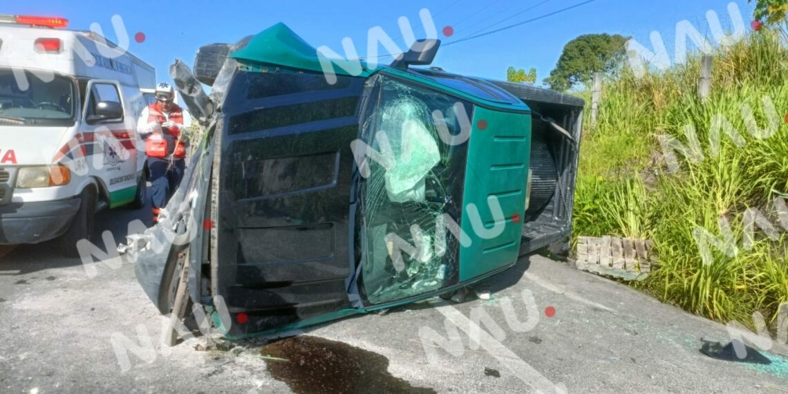 4 lesionados deja accidente en el libramiento Sur Oriente