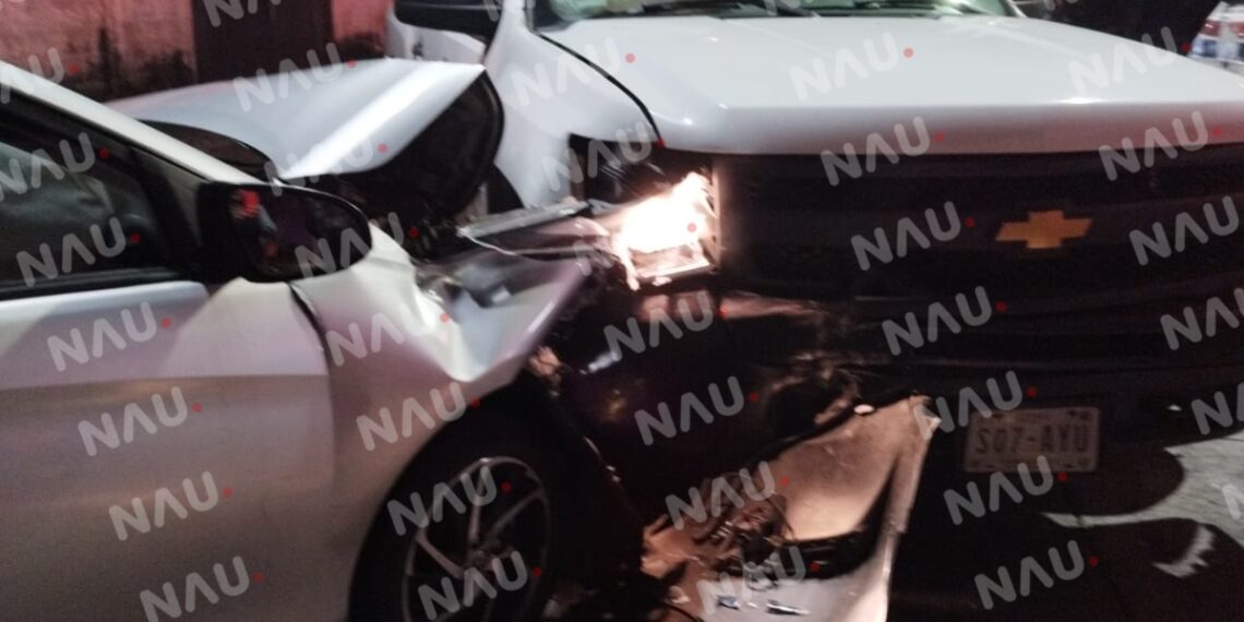 Tres personas lesionadas dejó un accidente