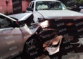 Tres personas lesionadas dejó un accidente