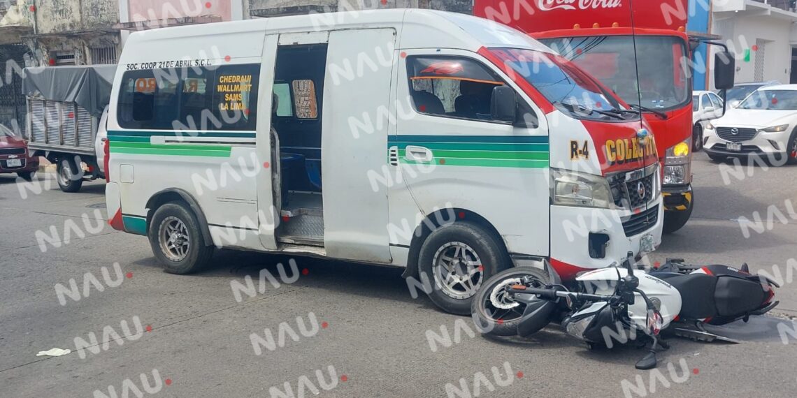 Dos accidentes se registran este viernes en el centro de la ciudad