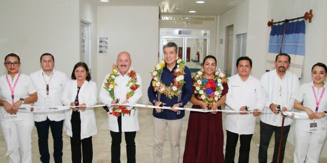 Hospital General de Reforma ya cuenta con Unidad de Terapia Intensiva; la inaugura Rutilio Escandón