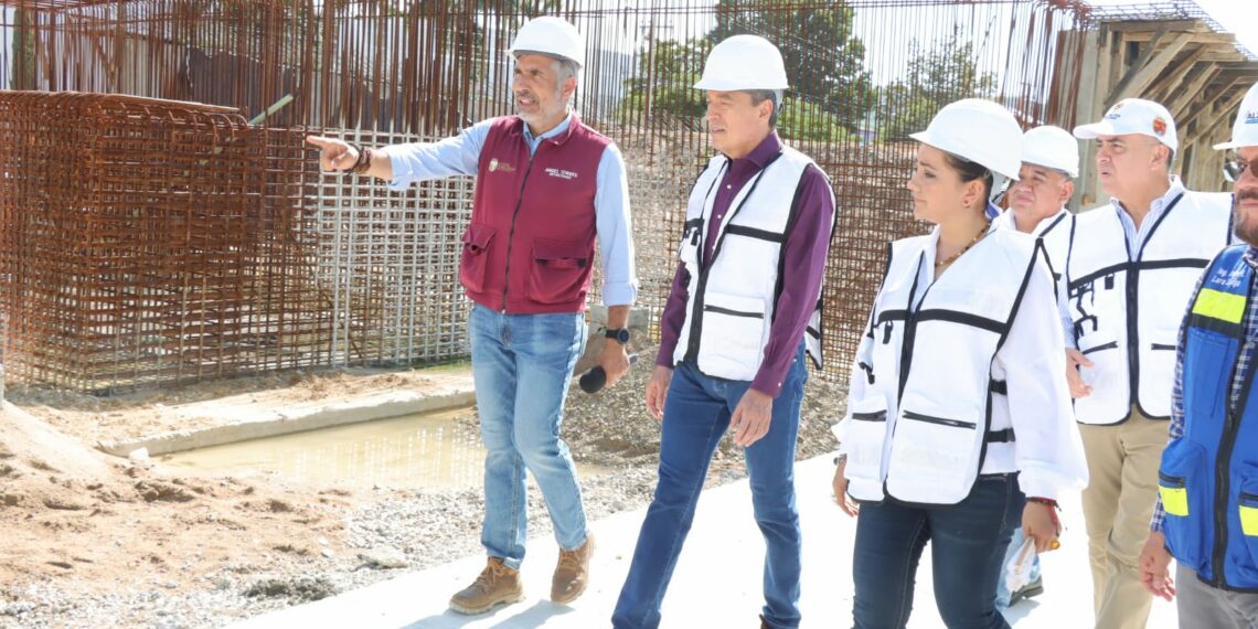 Supervisa Rutilio Escandón avance de la construcción del Paso a Desnivel Vehicular en Torre Chiapas
