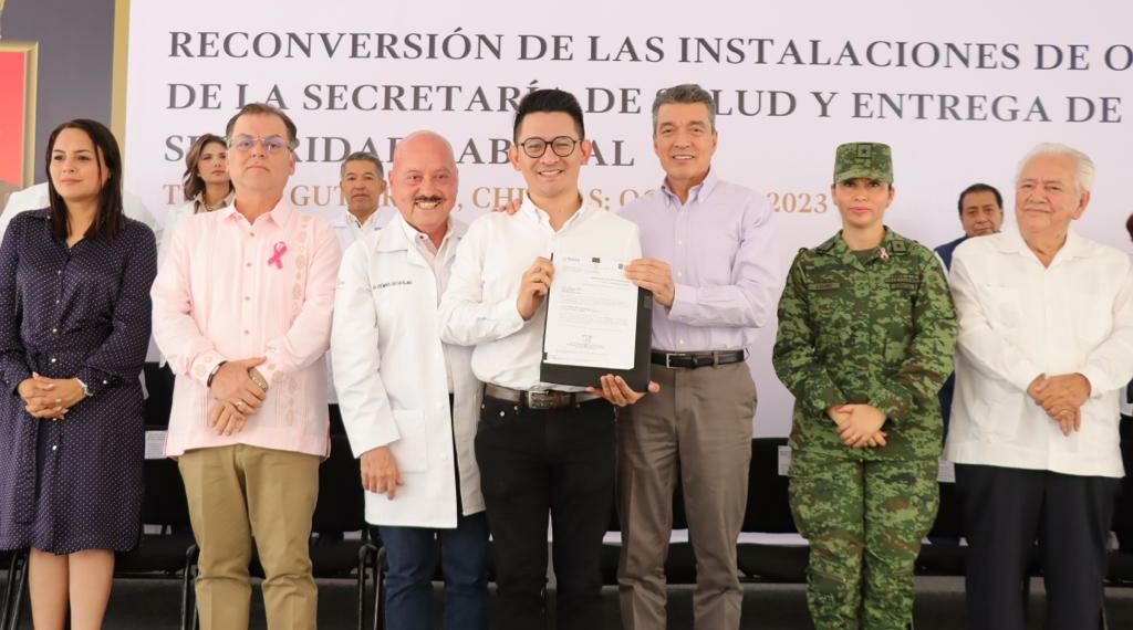 Inaugura Rutilio Escandón reconversión de las Oficinas Centrales de la Secretaría de Salud