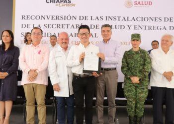 Inaugura Rutilio Escandón reconversión de las Oficinas Centrales de la Secretaría de Salud