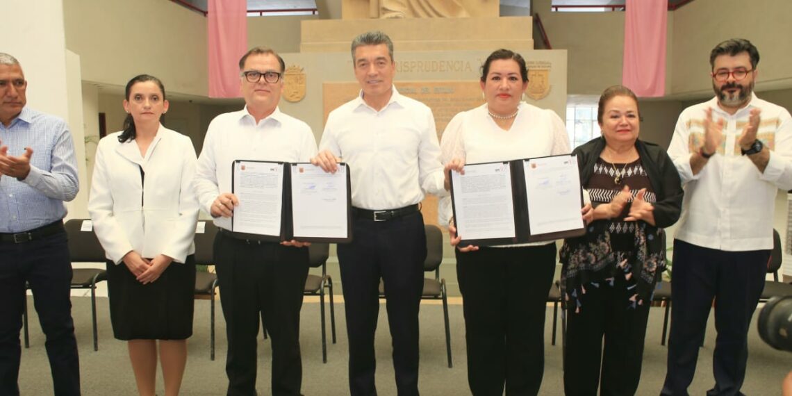 Atestigua Rutilio Escandón firma para garantizar el cumplimiento de Ley 3 de 3 contra la Violencia de Género