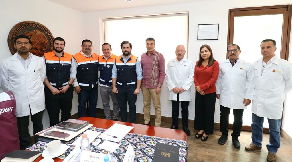 Rutilio Escandón y Alejandro Svarch concretan acciones para el funcionamiento del IMSS Bienestar en Chiapas