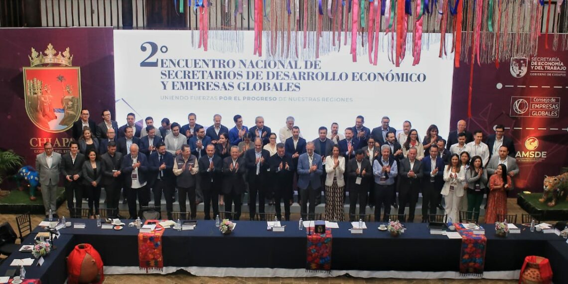 Asiste Rutilio Escandón al 2º Encuentro Nacional de Secretarios de Desarrollo Económico y Empresas Globales