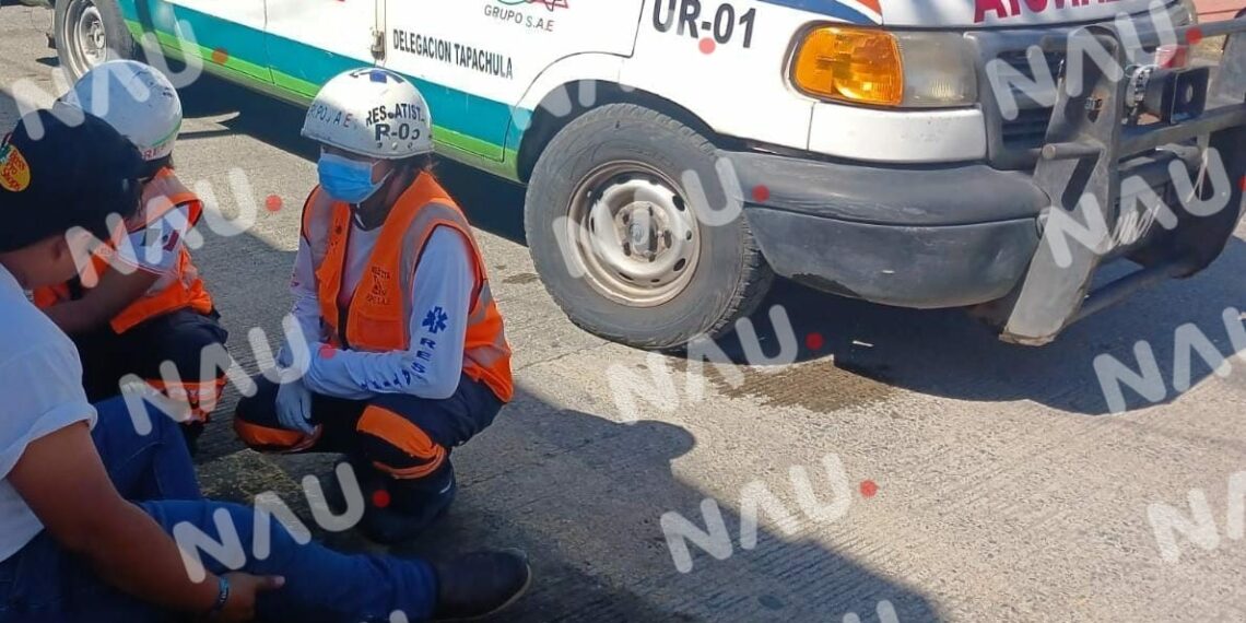 Repartidor de tortillas resultó con lesiones