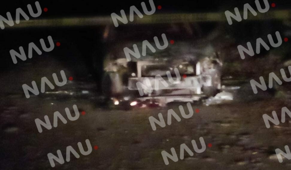 Se incendia un vehículo en Frontera Hidalgo.