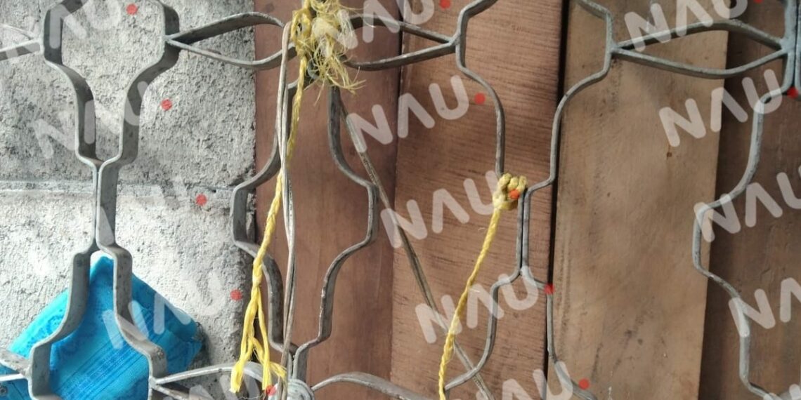 Señora escapó por la puerta falsa