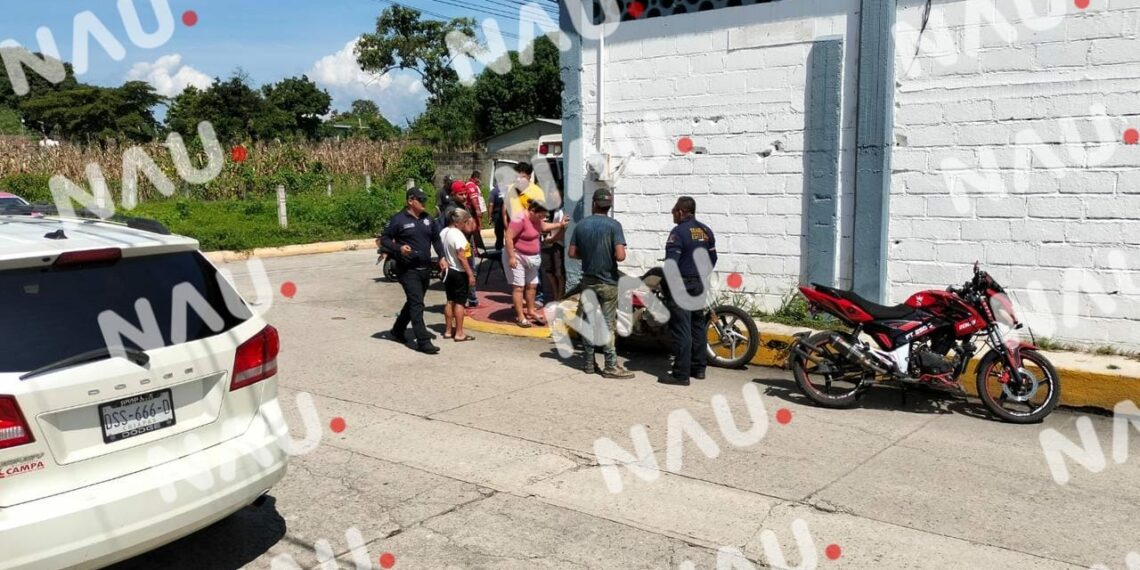 Un lesionado deja choque de dos motocicletas