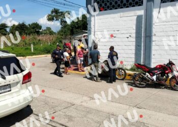Un lesionado deja choque de dos motocicletas