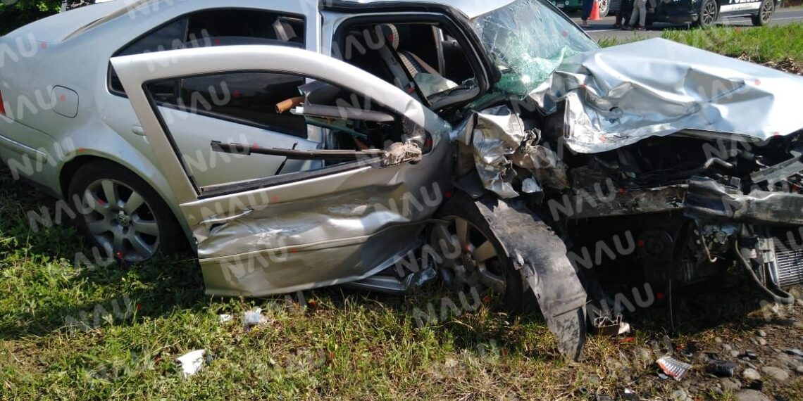 4 lesionados deja accidente