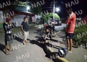 Atropellado fue trasladado al hospital General Manuel Velasco