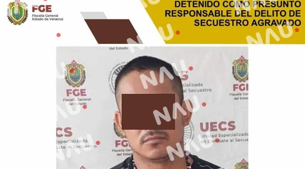 Detienen a sujeto en Veracruz acusado de secuestro en Chiapas