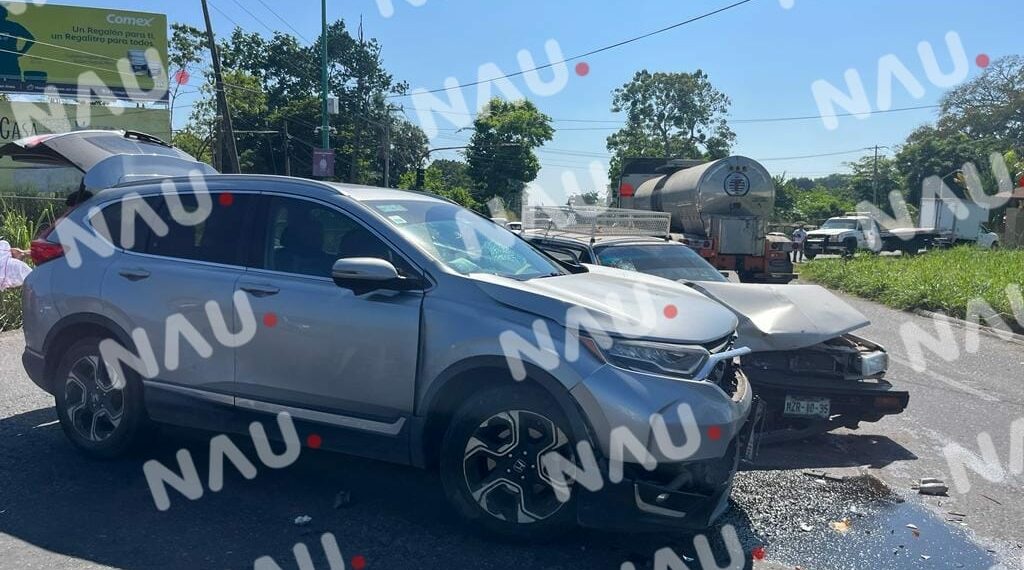 Dos lesionados deja un accidente en el Libramiento Sur Oriente y séptima avenida Norte