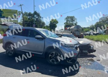 Dos lesionados deja un accidente en el Libramiento Sur Oriente y séptima avenida Norte