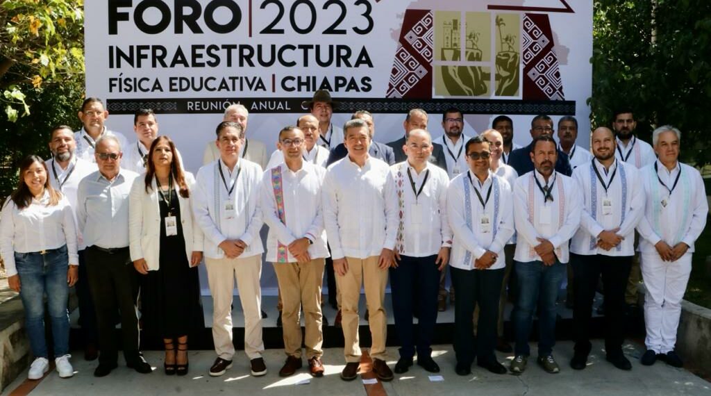 Rutilio Escandón inauguró el Foro Nacional de Infraestructura Física Educativa 2023