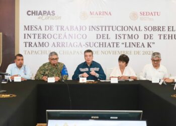 Participa Rutilio Escandón en Mesa de Trabajo sobre Línea K del Corredor Interoceánico del Istmo de Tehuantepec