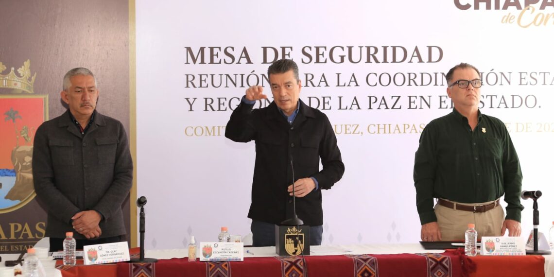 Desde Comitán, Rutilio Escandón reiteró el llamado a mantener las medidas preventivas por frente frío