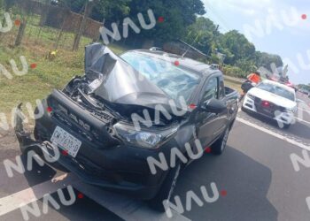 Solo daños deja accidente