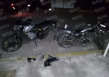 Un lesionado deja choque de dos motocicletas en la colonia Morelos