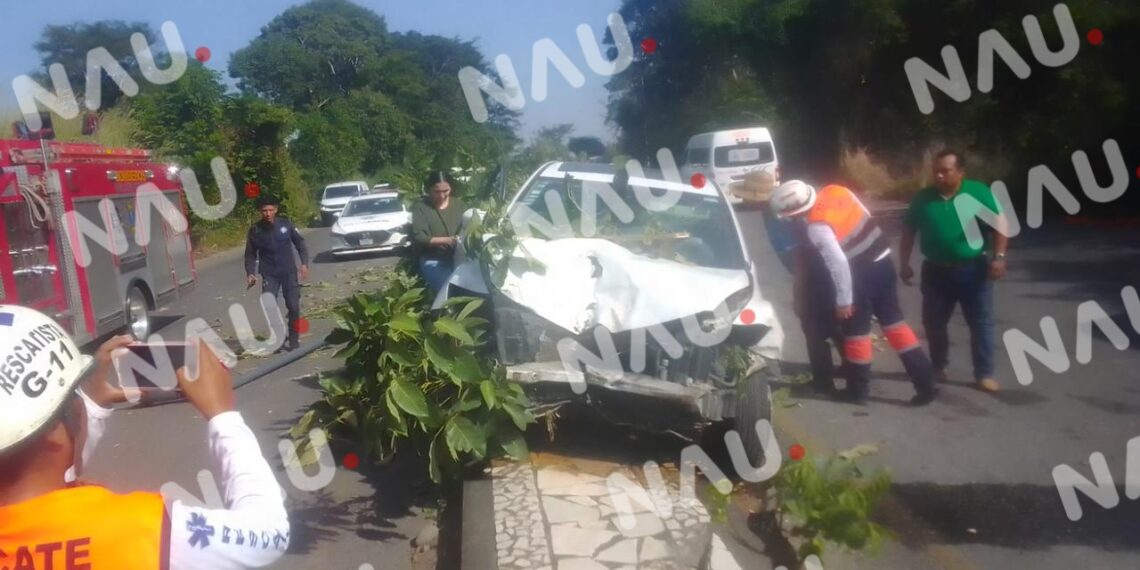 Se acabó el carro en un accidente