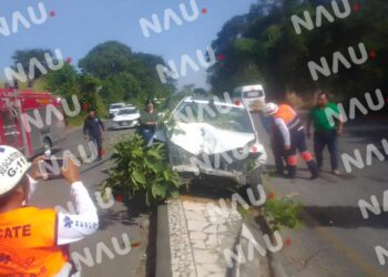 Se acabó el carro en un accidente