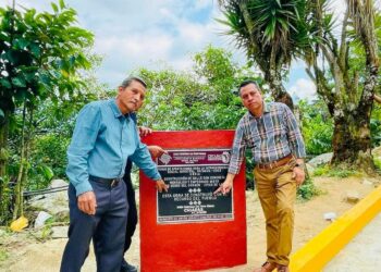 Gobierno Municipal de Unión Juárez, cumple en materia de obras públicas a zonas vulnerables.