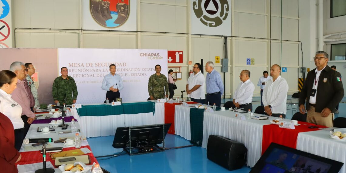 Desde la Mesa de Seguridad, Rutilio Escandón invita a visitar el majestuoso Cañón del Sumidero