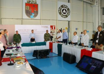 Desde la Mesa de Seguridad, Rutilio Escandón invita a visitar el majestuoso Cañón del Sumidero