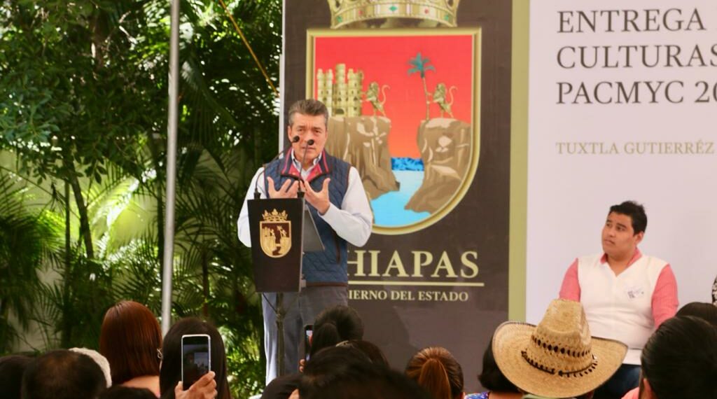 Encabeza Rutilio Escandón entrega de recursos del Programa de Apoyo a las Culturas Municipales y Comunitarias