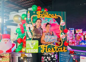 En Unidad y Armonía, celebran militantes del Partido Verde en Tapachula, las Fiestas Navideñas.