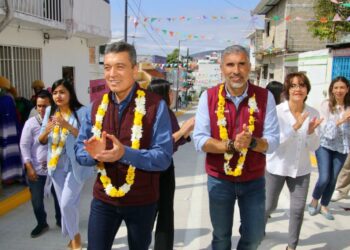 Inaugura Rutilio Escandón pavimentación y mejoramiento integral de andador en colonia San Cayetano